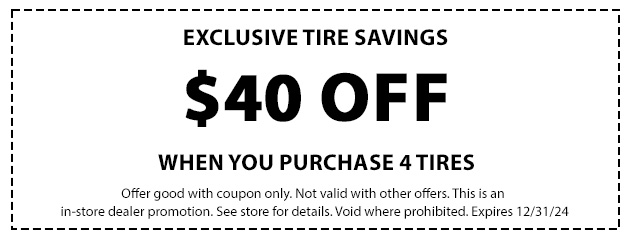 Exclusive Tire Savings